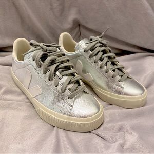 Silver Veja Campo Sneakers